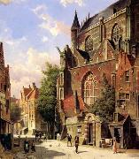 unknow artist European city landscape, street landsacpe, construction, frontstore, building and architecture.056 oil painting picture wholesale